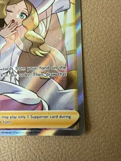 Pokemon TCG Caitlin Full Art Ultra Rare Chilling Reign Holo 189/198 - Image 4