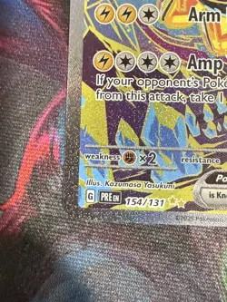 Pokemon TCG Iron Hands Ex 154/131 SIR Prismatic Evolutions Near Mint - Image 5