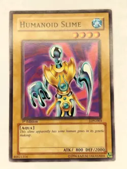 Yu-Gi-Oh! TCG Humanoid Slime LON-003 Common NM - Image 1