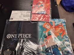 One Piece TCG JP Championship Nami Playmat & Storage Box New US Seller - Image 1