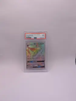 Espeon GX 152/149 Sun Moon Base Set Rainbow Rare Pokemon Card TCG PSA 9 - Image 1