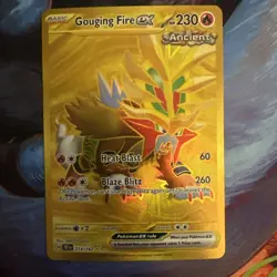 Gouging Fire EX 214/162 Pokemon TCG SV05: Temporal Forces Holo Card NM / MINT - Image 1