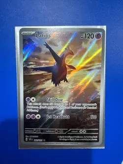 Latios 203/191 SV08: Surging Sparks Illustration Rare Pokemon Card - Image 1