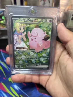 Pokemon TCG Lillie's Clefairy EX Journey Together Sir Card 184/159 NM Condition - Image 1
