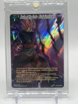 Dragon Ball Super Card Game Realm of the Gods Black Kamehameha SPR Foil Card - Image 1