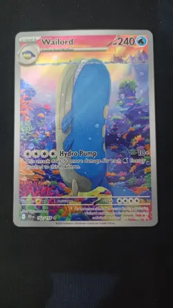 Wailord 162/159 Illustration Rare - Journey Together Pokemon TCG - Image 1