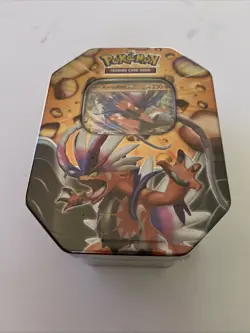 Pokemon TCG Paldea Legends Koraidon EX Tin Sealed 4 Booster Packs English New - Image 1