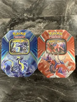 Pokemon TCG Paldea Legends Tin (x2) - Koraidon & Miraidon EX - Sealed & New - Image 1