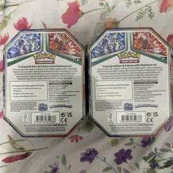 Pokemon TCG Paldea Legends Tin Miraidon EX & Koraidon EX Brand New Sealed X2 - Image 2