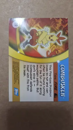 Pokemon Topps Combusken #21 Advanced Challenge Card FOIL - Image 2