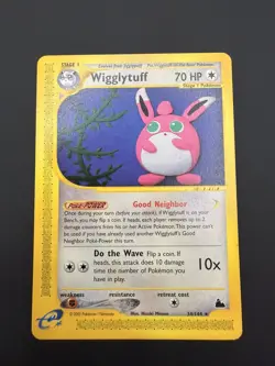 Wigglytuff - 34/144 - Rare - Non Holo - Skyridge - Pokemon Card - NM - Image 1
