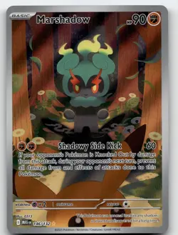 MARSHADOW 146/132 ILLUSTRATION RARE MEGA EVOLUTION POKEMON NEAR MINT - Image 2