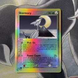 Pokemon TCG Skarmory 21/97 - EX Dragon 2003 - Reverse Holo - Near Mint - Image 1