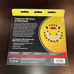 Pokemon TCG Day 2026 Collection 30th Anniversary Pikachu Box - Image 2