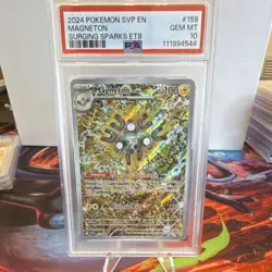 Pokemon Magneton 159 Sv: Scarlet & Violet Promo Holo PSA 10 - Image 1
