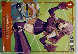 One Piece TCG Jewelry Bonney ST21-004 Alternative Art Trading Card TCG - Image 5