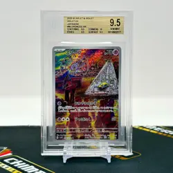 BGS 9.5 GEM MT Drowzee Art Rare #086/078 Violet EX Japanese Pokemon Cards - Image 1