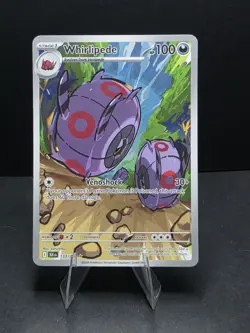 2025 Pokemon Whirlipede 133/086 Sv: Black Bolt Illustration Rare - Image 1
