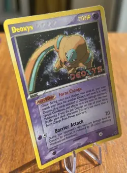 Deoxys 18/107 EX Deoxys Reverse Holo Stamped 2005 Pokemon Card LP - Image 1