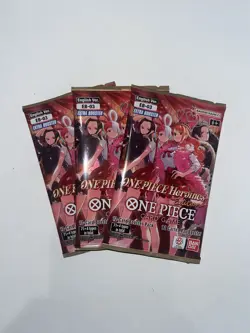 One Piece CCG TCG EB-03 Heroines Edition Extra Booster Pack x 3 English Sealed - Image 1