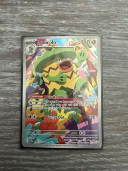 Ludicolo 095/094 Me02: Phantasmal Flames Full Art Nm Pokemon Card - Image 1