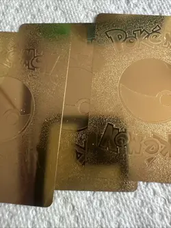 Pokemon 4 Gold Foil 🔥Fan Art🔥set NM - Image 2