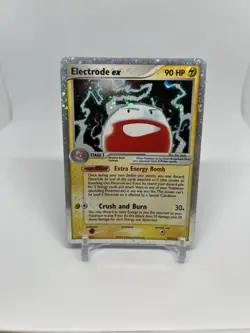 Pokemon Electrode ex Fire Red & Leaf Green 107/112 Holo Rare 2004 LP - Image 1