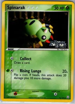 Spinarak 78/109 Reverse Holo Team Rocket Returns - Pokemon Card - NM - Image 1