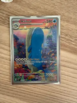 Wailord 162/159 SV09: Journey Together illustration rare Pokemon Card NM HTF - Image 2