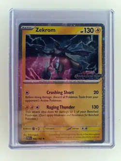 Zekrom (Paradox Rift Stamped) 066/182 Miscellaneous Cards & Products Holo - Image 3