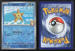 Misty's Staryu 046/182 Common Destined Rivals Pokemon Reverse Holo Near Mint - Image 3