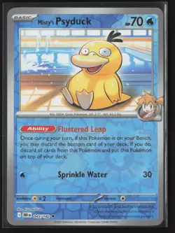 Misty's Psyduck 045/182 Uncommon Destined Rivals Pokemon Reverse Holo Near Mint - Image 1
