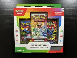 Pokemon TCG First Partner Illustration Collection Series 1 New Factory Sealed - Image 1