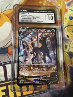 Umbreon V TG22/TG30 - Pokemon Brilliant Stars: Trainer Gallery CGC 10 Gem Mint - Image 1