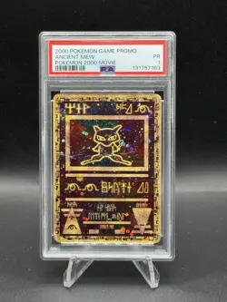 2000 Pokemon Game Promo Pokemon 2000 Movie Ancient Mew PSA PR 1 - Image 1