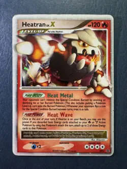Pokemon TCG Heatran LV. X DP31 Diamond & Pearl Holo - Image 1