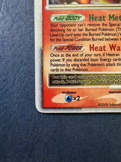 Pokemon TCG Heatran LV. X DP31 Diamond & Pearl Holo - Image 3