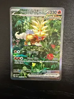 2024 Temporal Forces Gouging Fire EX Holo Secret Rare SAR #204/162 - Image 1