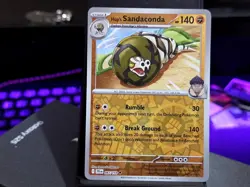 HOP'S SANDACONDA UNCOMMON REVERSE HOLO 087/159 JOURNEY TOGETHER POKEMON NM - Image 1