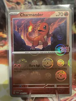 Choki Charmander Pokeball Reverse Holo 060/Sv-p Promo, Indonesian Pokemon NM - Image 1