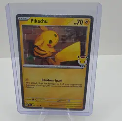 2016 Pokemon Pikachu 051 /162 Pokemon Day Stamped Cosmos Holo Promo TCG NM ✨🌟 - Image 1