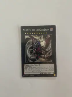 Yugioh Number C92: Heart-eartH Chaos Dragon BLAR-EN069 Secret Rare 1st Ed NM - Image 1