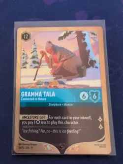 Disney Lorcana - Winterspell - Gramma Tala Connected To Nature - 28/P3 Promo - Image 1