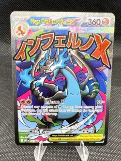 Mega Charizard X ex 023 Me: Mega Evolution Promo Holo - Image 1