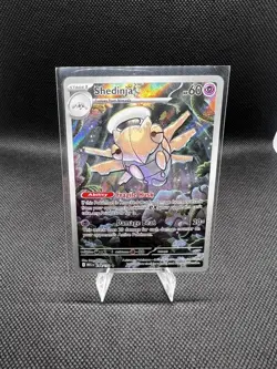 Pokemon Shedinja 144/132 Me01: Mega Evolution Illustration Rare Holo TCG - Image 1
