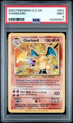 CHARIZARD 003/034 PSA 9 CLC CLASSIC COLLECTION POKEMON HOLO ENGLISH - Image 1
