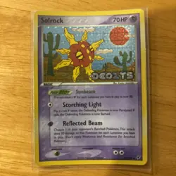 Pokemon TCG Solrock EX Deoxys 47/107 Reverse Holo Uncommon - Image 1