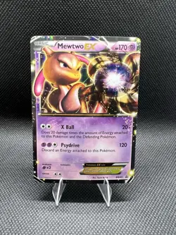 Pokemon TCG Mewtwo EX Black Star Promo BW45 Ultra Holo Promo Card - Image 1