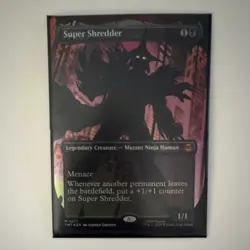 Magic: The Gathering Super Shredder Legendary Creature TMNT Black Card 2026 #217 - Image 1