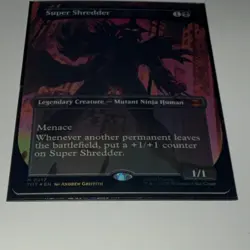 Magic: The Gathering Super Shredder Legendary Creature TMNT Black Card 2026 #217 - Image 4